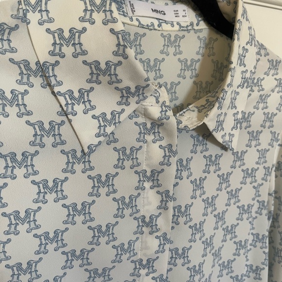 Mango “M” Patterned Blouse - Picture 2 of 5